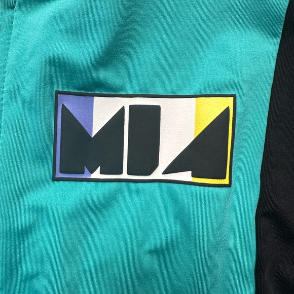 NWOT Lucky in love + BMS Women's Mia
Cropped Tennis Bomber Jacket. - Picture 7 of 8